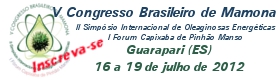 V Congresso Brasileiro de Mamona